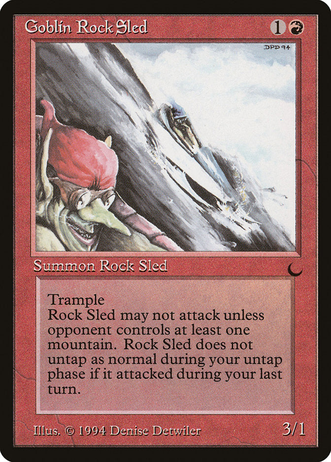 Goblin Rock Sled [The Dark] | Card Citadel