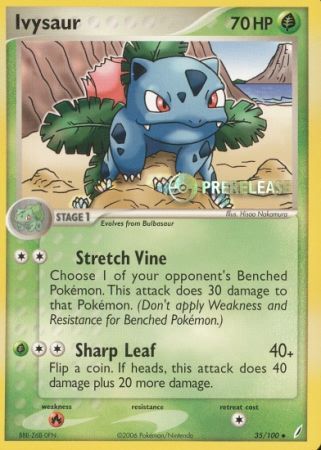 Ivysaur (35/100) (Prerelease Promo) [Nintendo: Black Star Promos] | Card Citadel