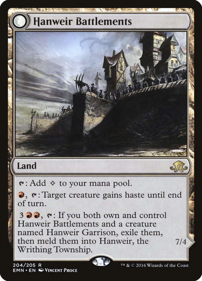Hanweir Battlements [Eldritch Moon] | Card Citadel