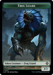 Frog Lizard // Merfolk (0003) Double-Sided Token [The Lost Caverns of Ixalan Commander Tokens] | Card Citadel