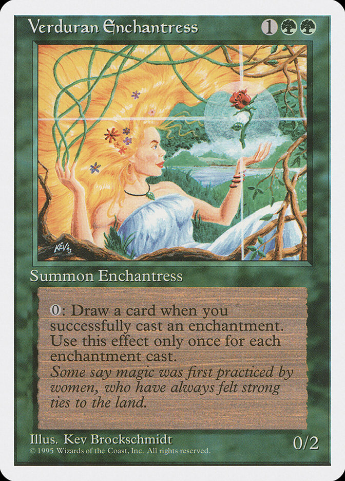 Verduran Enchantress [Fourth Edition] | Card Citadel