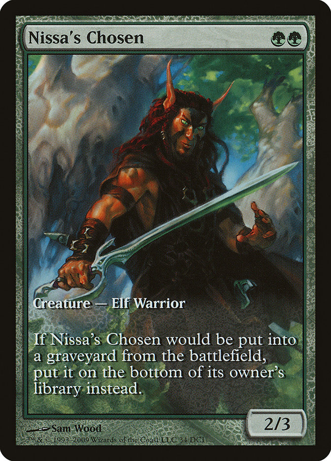 Nissa's Chosen [Zendikar Promos] | Card Citadel