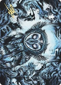 Vega, the Watcher Art Card (Gold-Stamped Signature) [Kaldheim: Art Series] | Card Citadel