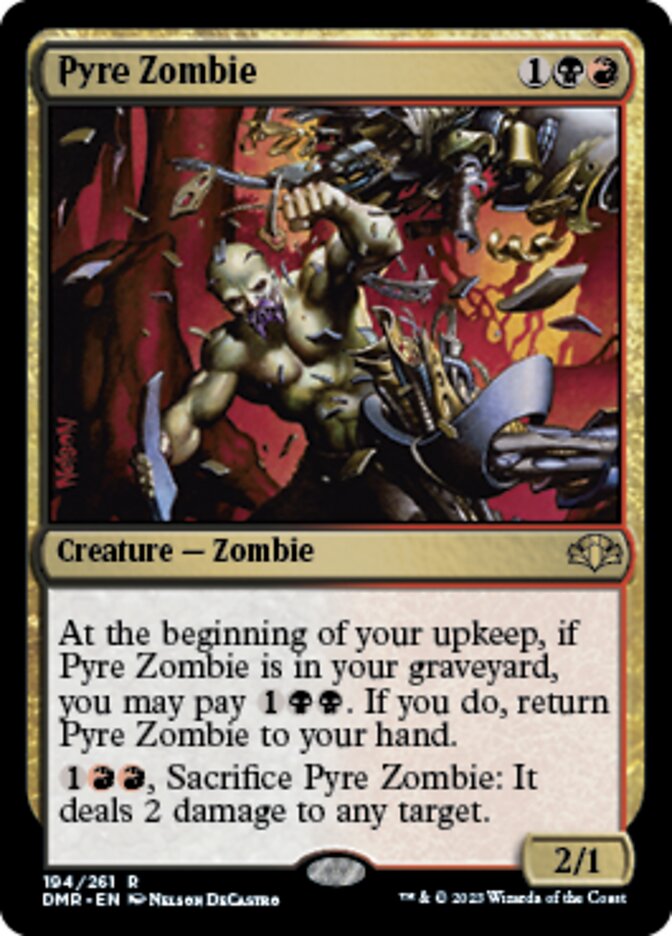 Pyre Zombie [Dominaria Remastered] | Card Citadel