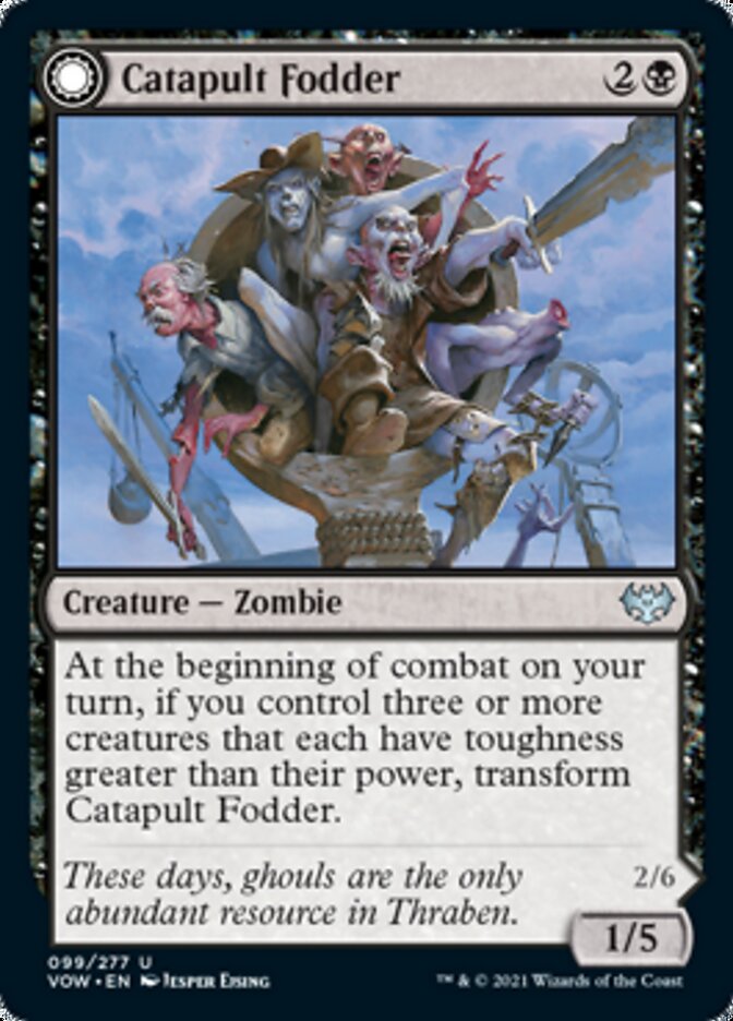 Catapult Fodder // Catapult Captain [Innistrad: Crimson Vow] | Card Citadel