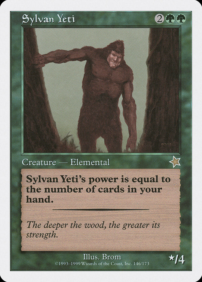 Sylvan Yeti [Starter 1999] | Card Citadel