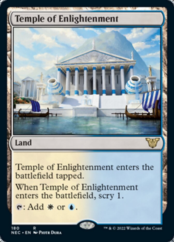 Temple of Enlightenment [Kamigawa: Neon Dynasty Commander] | Card Citadel