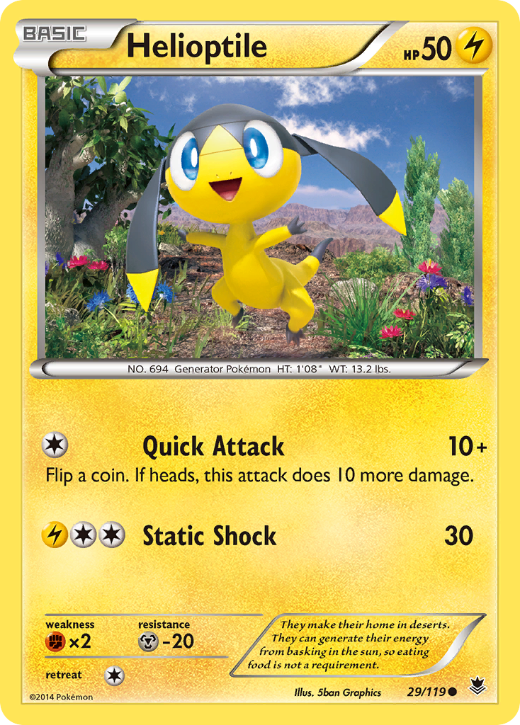 Helioptile (29/119) [XY: Phantom Forces] | Card Citadel