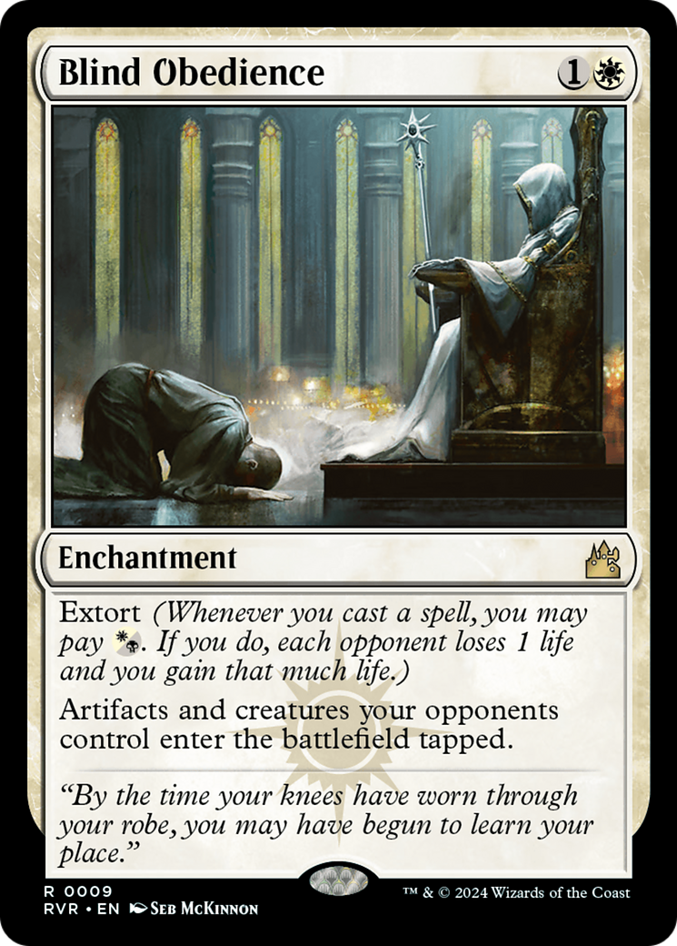 Blind Obedience [Ravnica Remastered] | Card Citadel