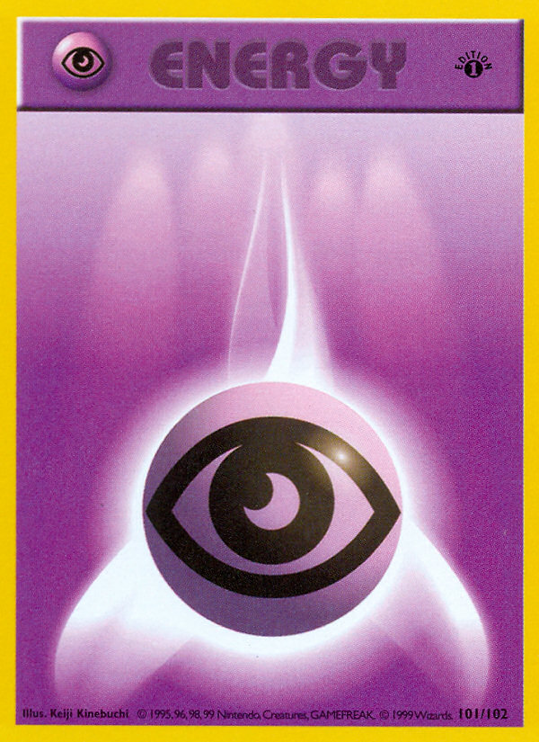 Psychic Energy (101/102) (Shadowless) [Base Set 1st Edition] | Card Citadel