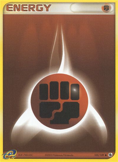 Fighting Energy (105/109) [EX: Ruby & Sapphire] | Card Citadel