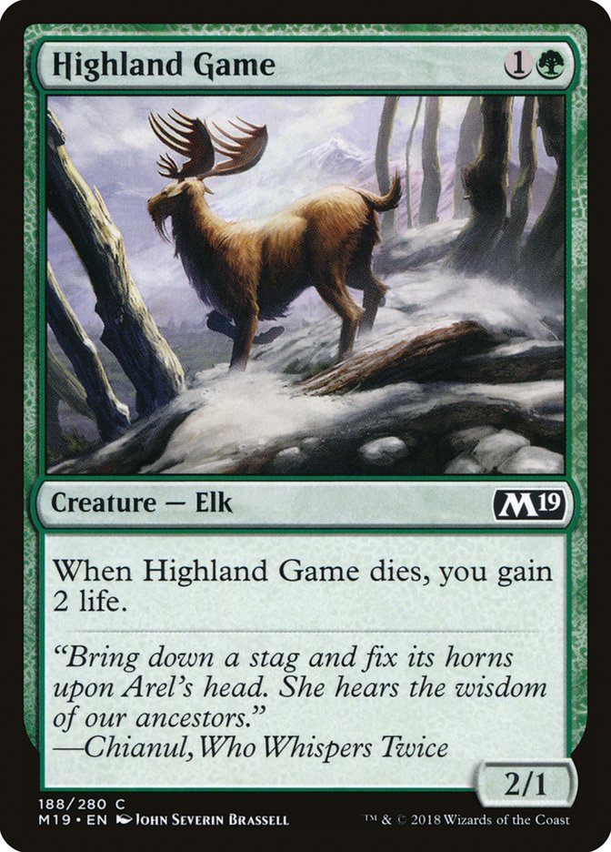 Highland Game [Core Set 2019] | Card Citadel