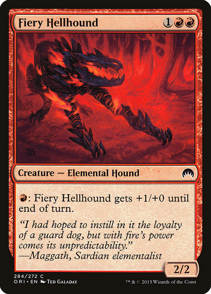 Fiery Hellhound [Magic Origins] | Card Citadel
