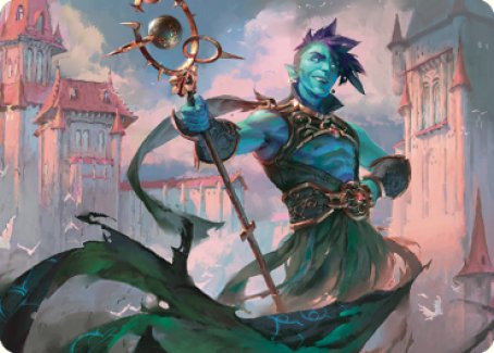 Haughty Djinn Art Card [Dominaria United Art Series] | Card Citadel