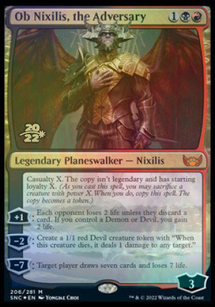 Ob Nixilis, the Adversary [Streets of New Capenna Prerelease Promos] | Card Citadel