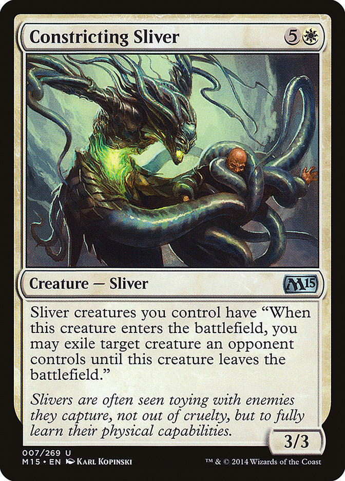 Constricting Sliver [Magic 2015] | Card Citadel