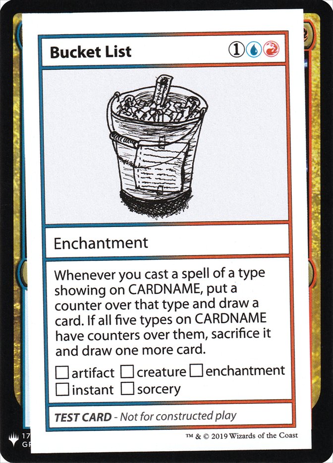 Bucket List [Mystery Booster Playtest Cards] | Card Citadel