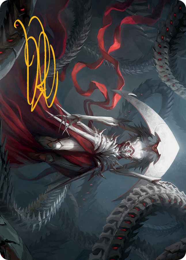 Elesh Norn Art Card (Gold-Stamped Signature) [March of the Machine Art Series] | Card Citadel