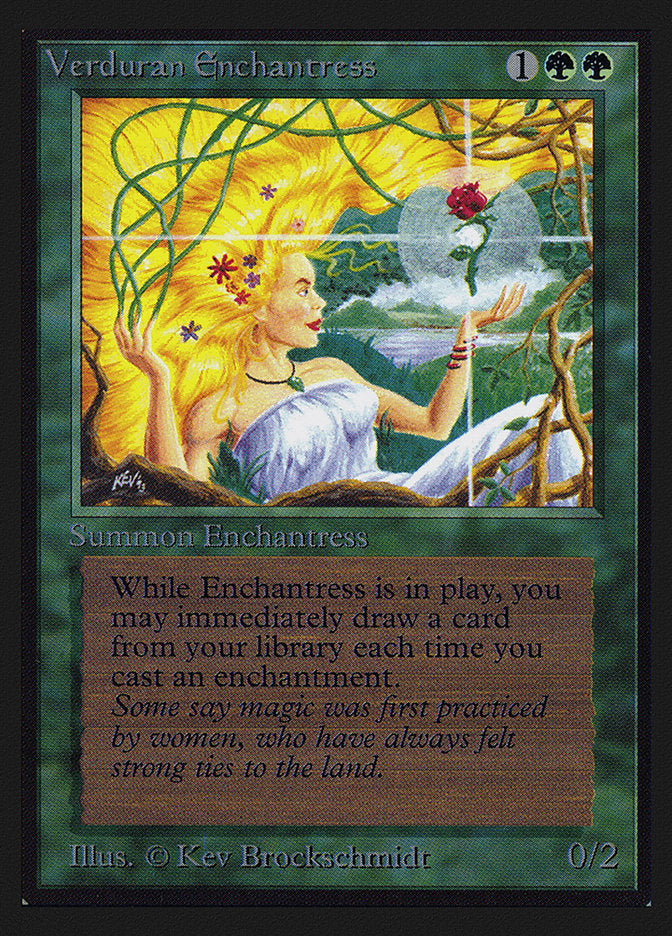Verduran Enchantress (IE) [Intl. Collectors’ Edition] | Card Citadel