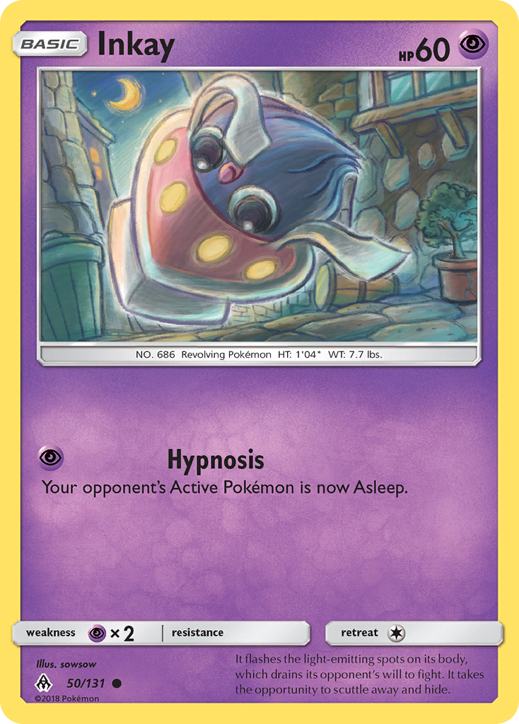 Inkay (50/131) [Sun & Moon: Forbidden Light] | Card Citadel