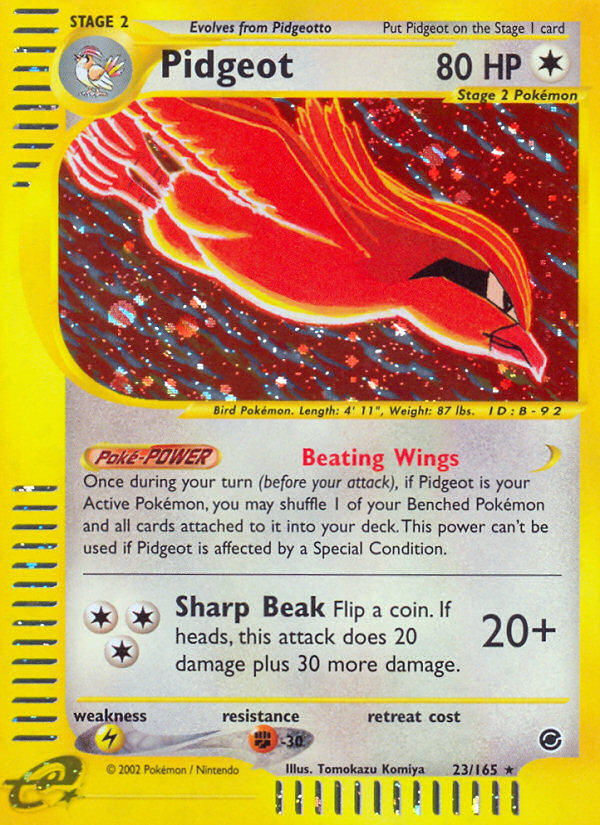 Pidgeot (23/165) [Expedition: Base Set] | Card Citadel