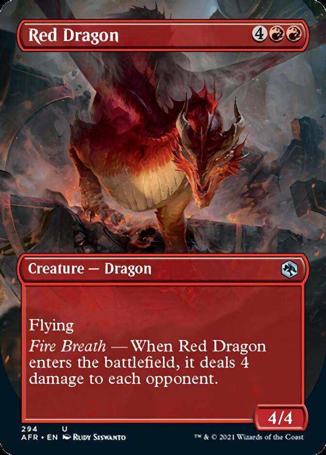 Red Dragon (Extended) [Dungeons & Dragons: Adventures in the Forgotten Realms] | Card Citadel