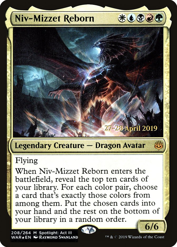 Niv-Mizzet Reborn  [War of the Spark Prerelease Promos] | Card Citadel