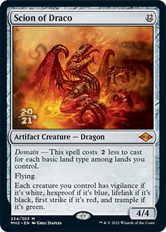 Scion of Draco [Modern Horizons 2 Prerelease Promos] | Card Citadel