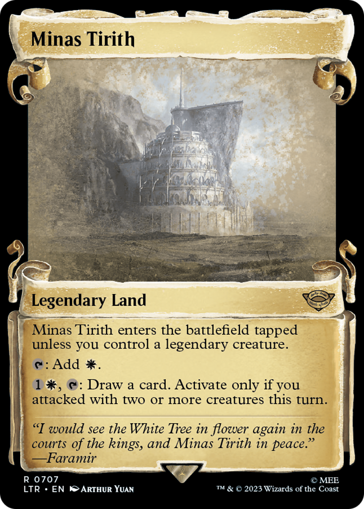 Minas Tirith [The Lord of the Rings: Tales of Middle-Earth Showcase Scrolls] | Card Citadel