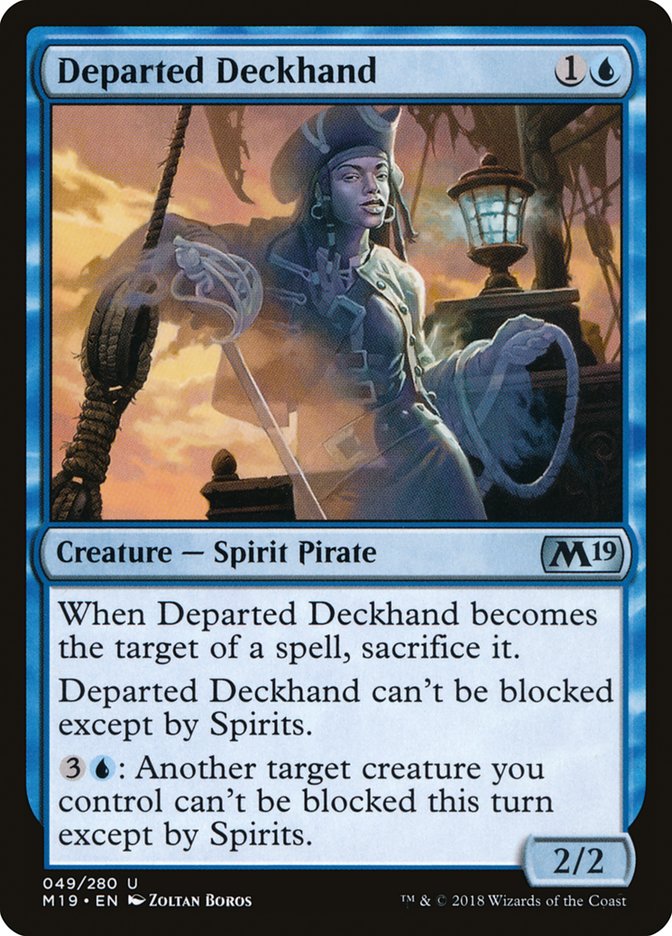 Departed Deckhand [Core Set 2019] | Card Citadel