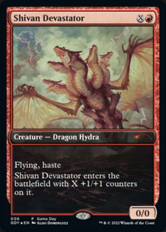 Shivan Devastator [Game Day 2022] | Card Citadel
