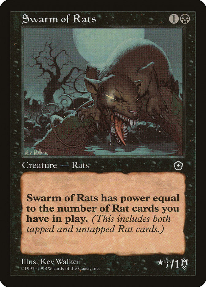 Swarm of Rats [Portal Second Age] | Card Citadel