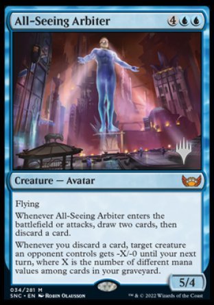 All-Seeing Arbiter (Promo Pack) [Streets of New Capenna Promos] | Card Citadel