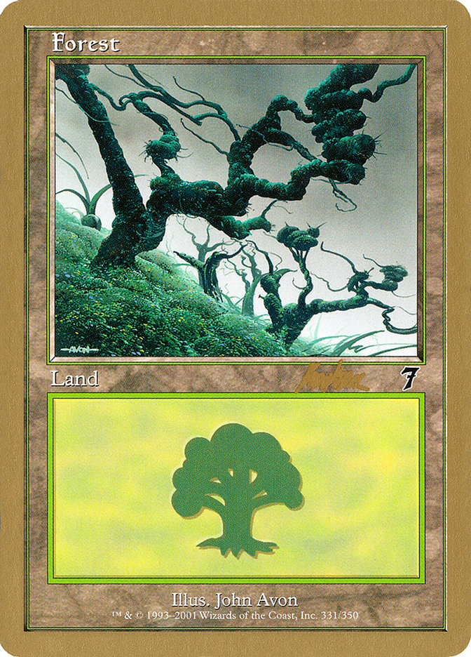 Forest (bk331) (Brian Kibler) [World Championship Decks 2002] | Card Citadel
