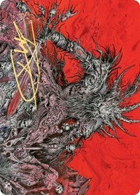 Varragoth, Bloodsky Sire Art Card (Gold-Stamped Signature) [Kaldheim: Art Series] | Card Citadel