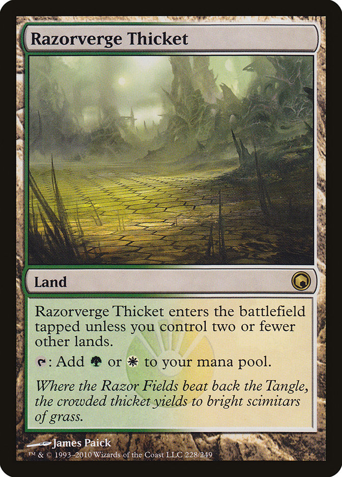 Razorverge Thicket [Scars of Mirrodin] | Card Citadel