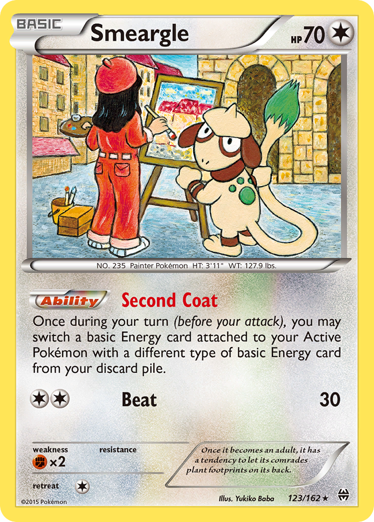 Smeargle (123/162) [XY: BREAKthrough] | Card Citadel