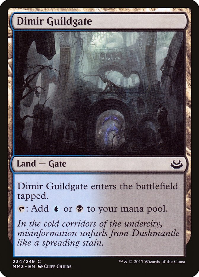 Dimir Guildgate [Modern Masters 2017] | Card Citadel