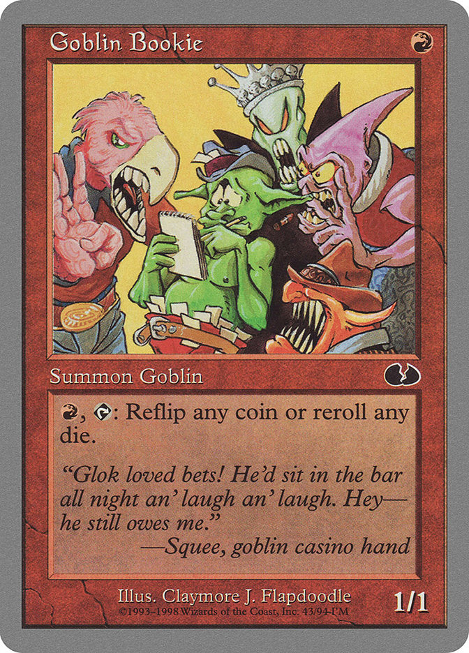 Goblin Bookie [Unglued] | Card Citadel