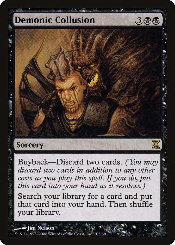 Demonic Collusion [Time Spiral] | Card Citadel