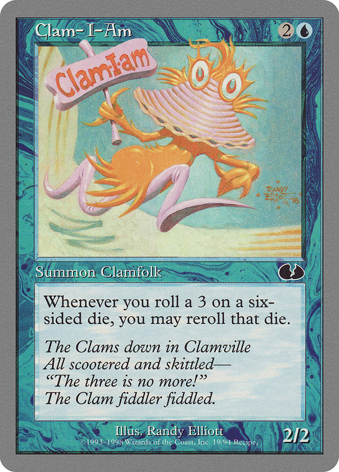 Clam-I-Am [Unglued] | Card Citadel