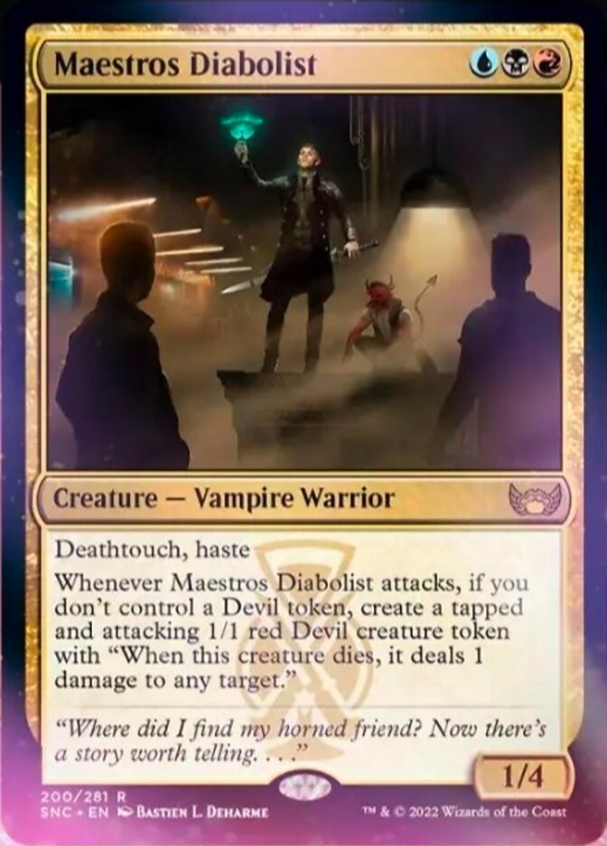 Maestros Diabolist [Streets of New Capenna] | Card Citadel