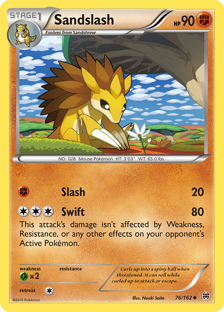 Sandslash (76/162) [XY: BREAKthrough] | Card Citadel