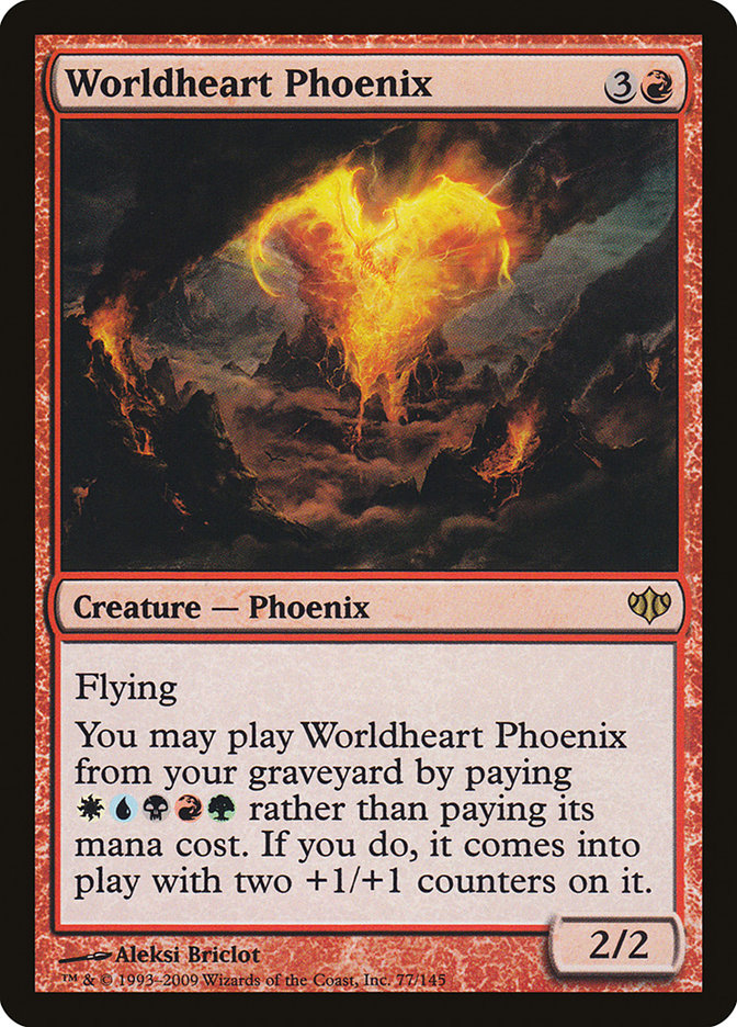 Worldheart Phoenix [Conflux] | Card Citadel