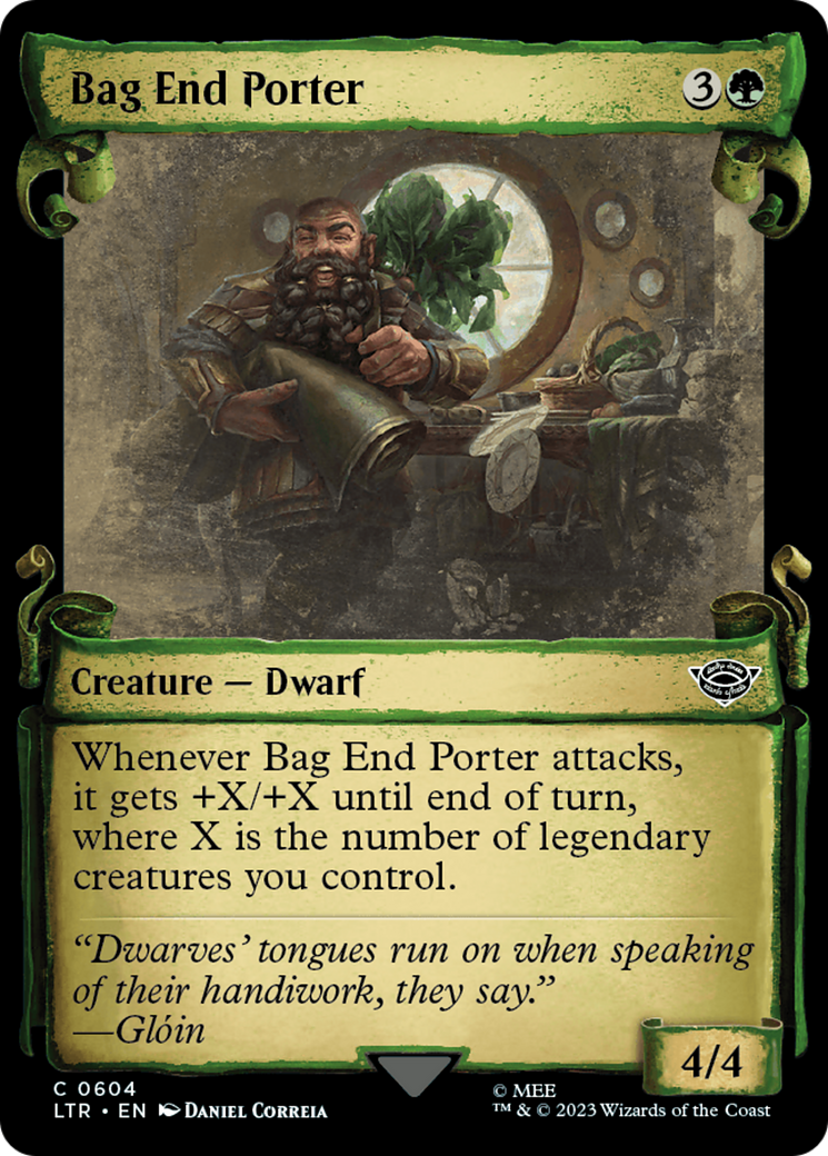 Bag End Porter [The Lord of the Rings: Tales of Middle-Earth Showcase Scrolls] | Card Citadel