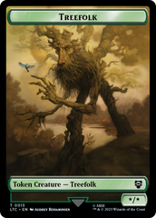 Treefolk // Food Token [The Lord of the Rings: Tales of Middle-Earth Commander Tokens] | Card Citadel