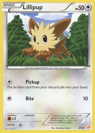 Lillipup (27/30) [Black & White: Trainer Kit - Excadrill] | Card Citadel