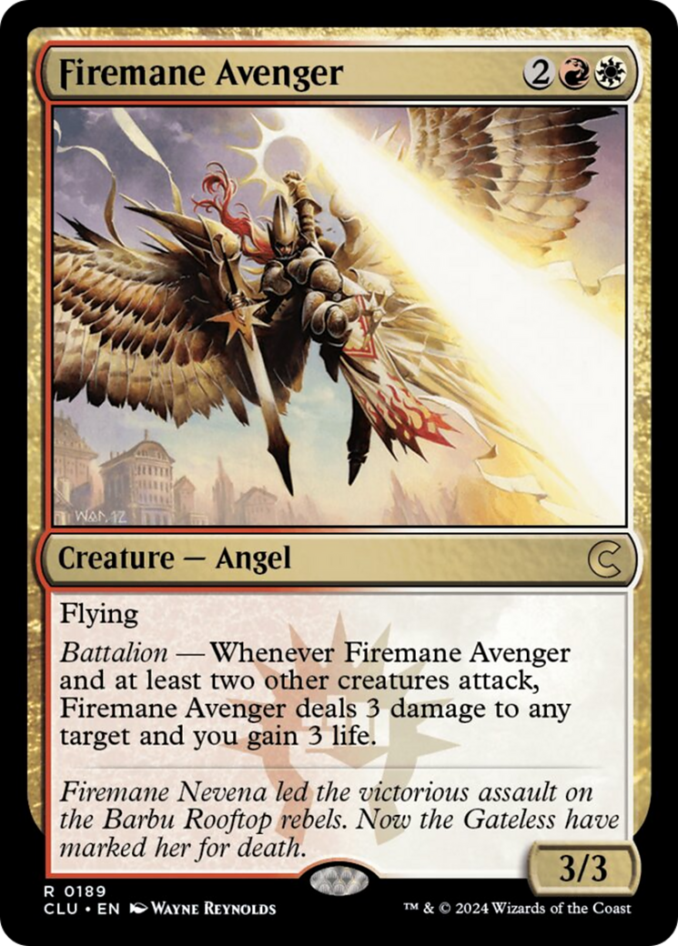 Firemane Avenger [Ravnica: Clue Edition] | Card Citadel