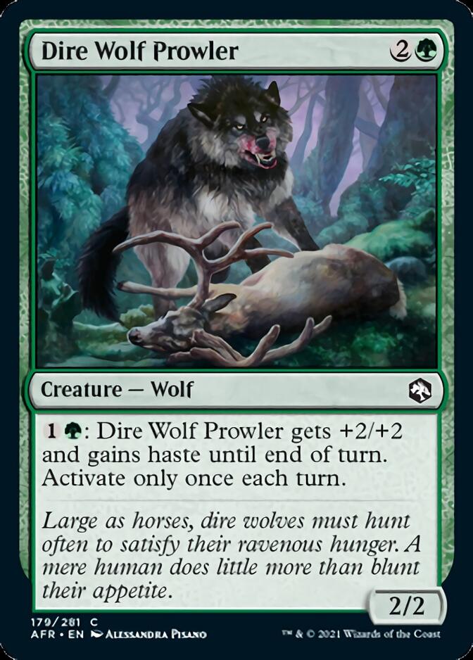 Dire Wolf Prowler [Dungeons & Dragons: Adventures in the Forgotten Realms] | Card Citadel