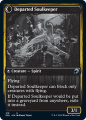 Devoted Grafkeeper // Departed Soulkeeper [Innistrad: Double Feature] | Card Citadel